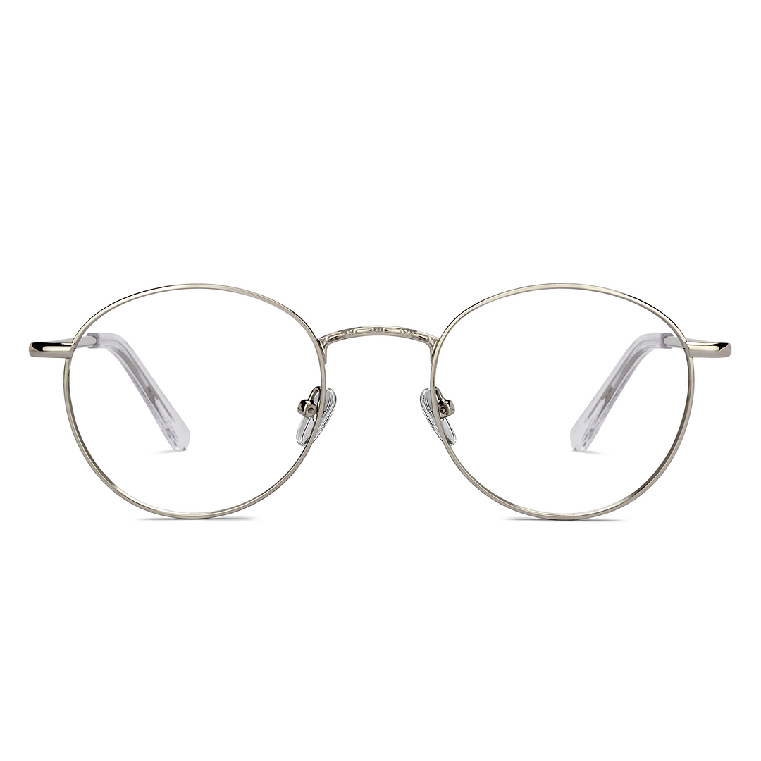 Le Petit Lunetier Silver Full Rim Round right side