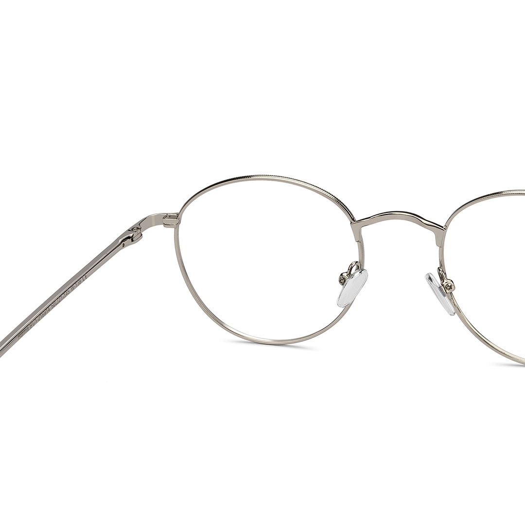 Le Petit Lunetier Silver Full Rim Round right side