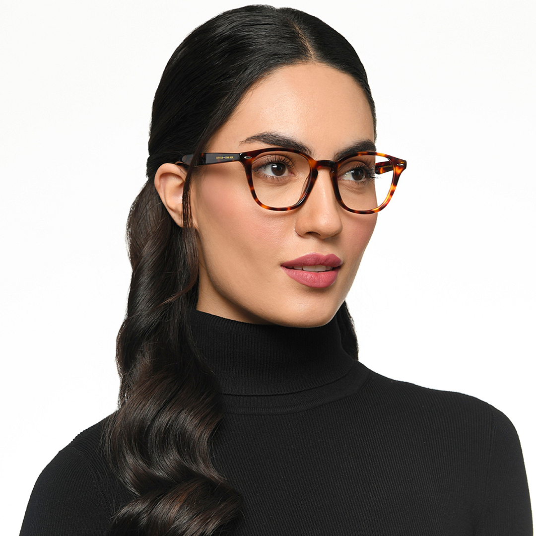 Le Petit Lunetier Tortoise Full Rim Round left side