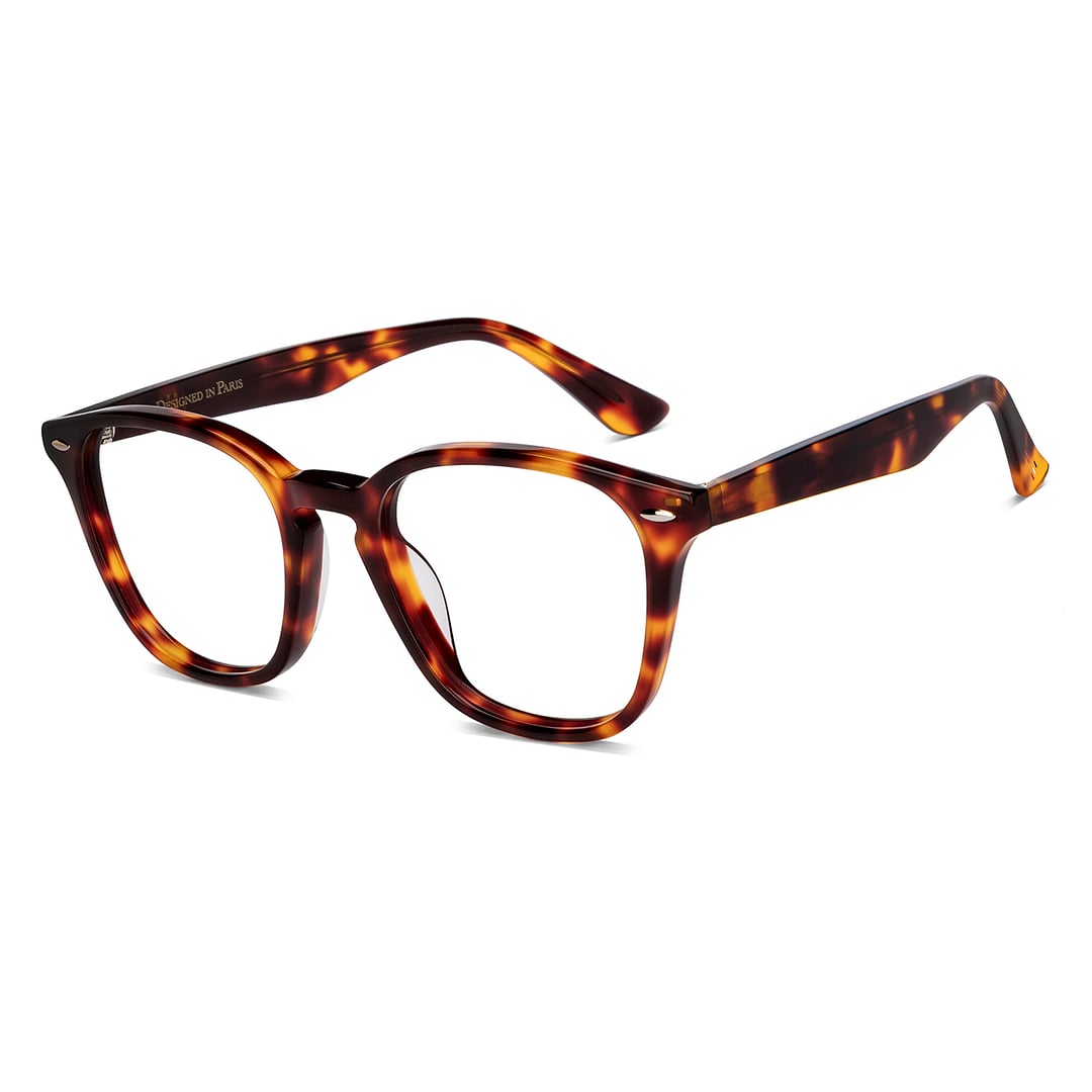 Le Petit Lunetier Tortoise Full Rim Round left side