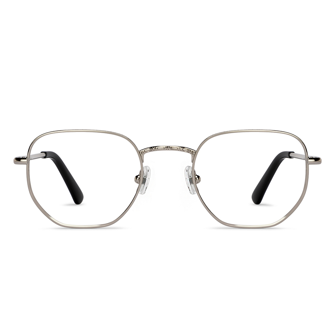 Le Petit Lunetier Silver Full Rim Geometric right side
