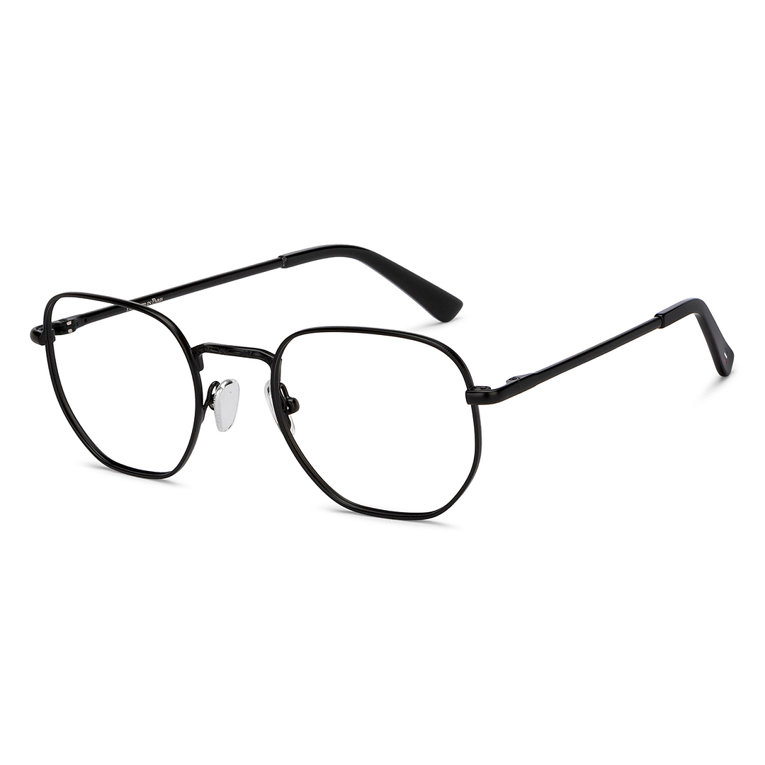 Le Petit Lunetier Black Full Rim Geometric left side