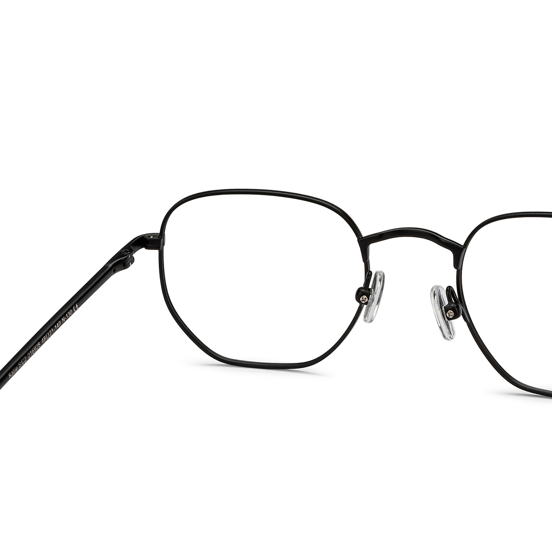 Le Petit Lunetier Black Full Rim Geometric right side