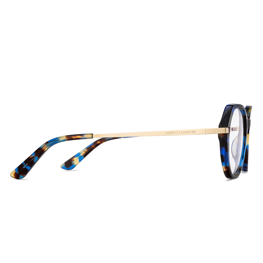 Le Petit Lunetier Tortoise Full Rim Cat Eye left side
