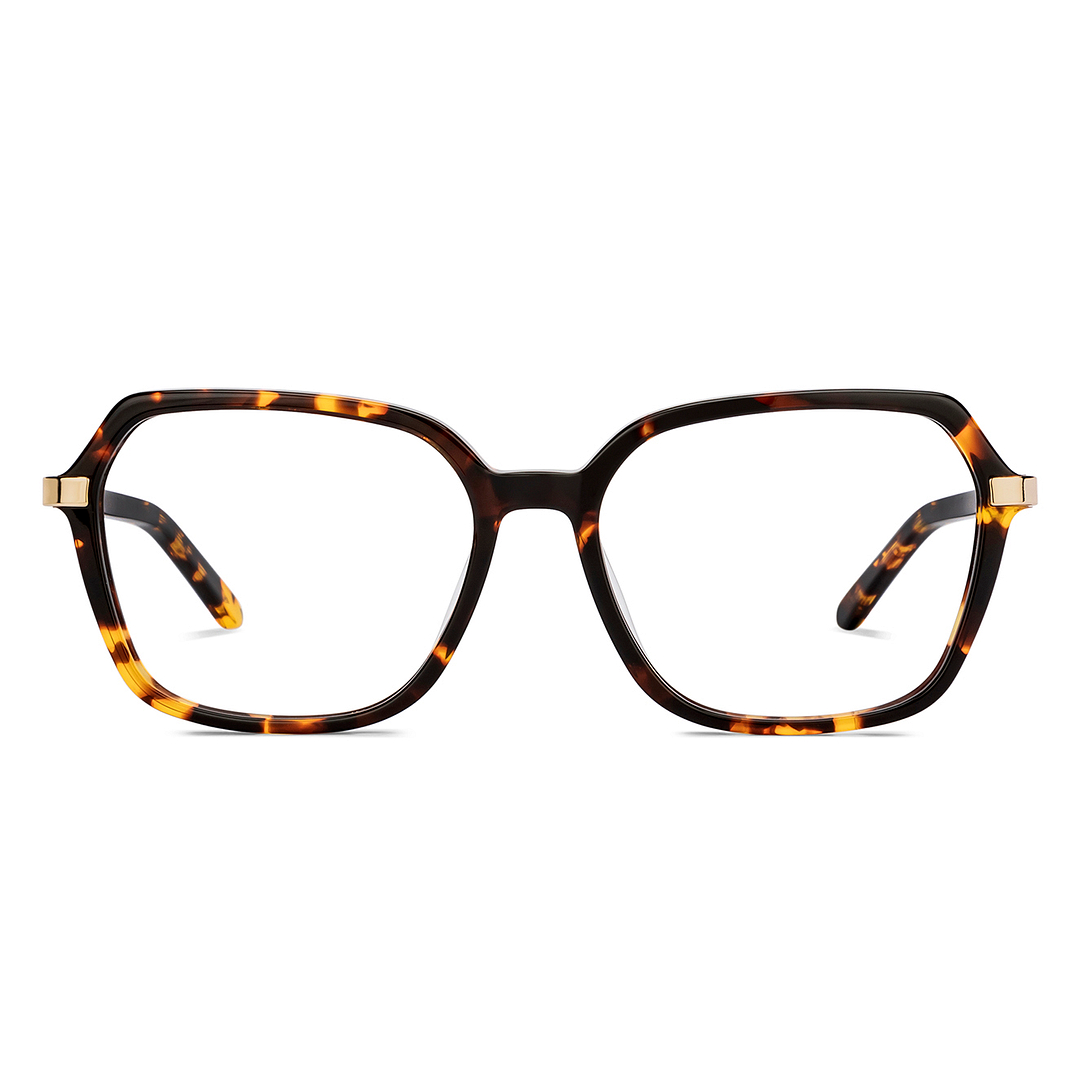 Le Petit Lunetier Tortoise Full Rim Geometric right side