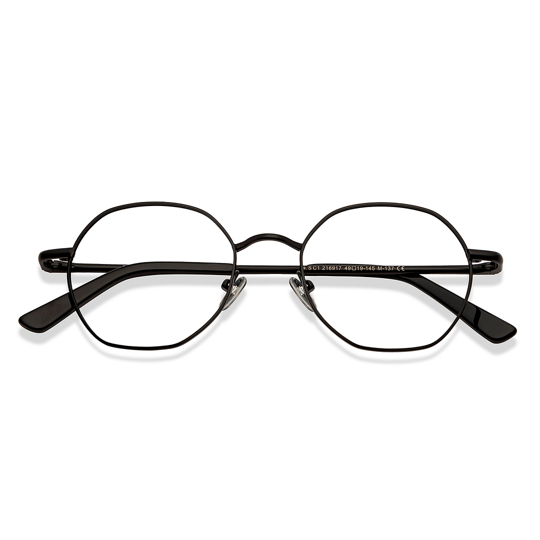 Le Petit Lunetier Black Full Rim Round left side