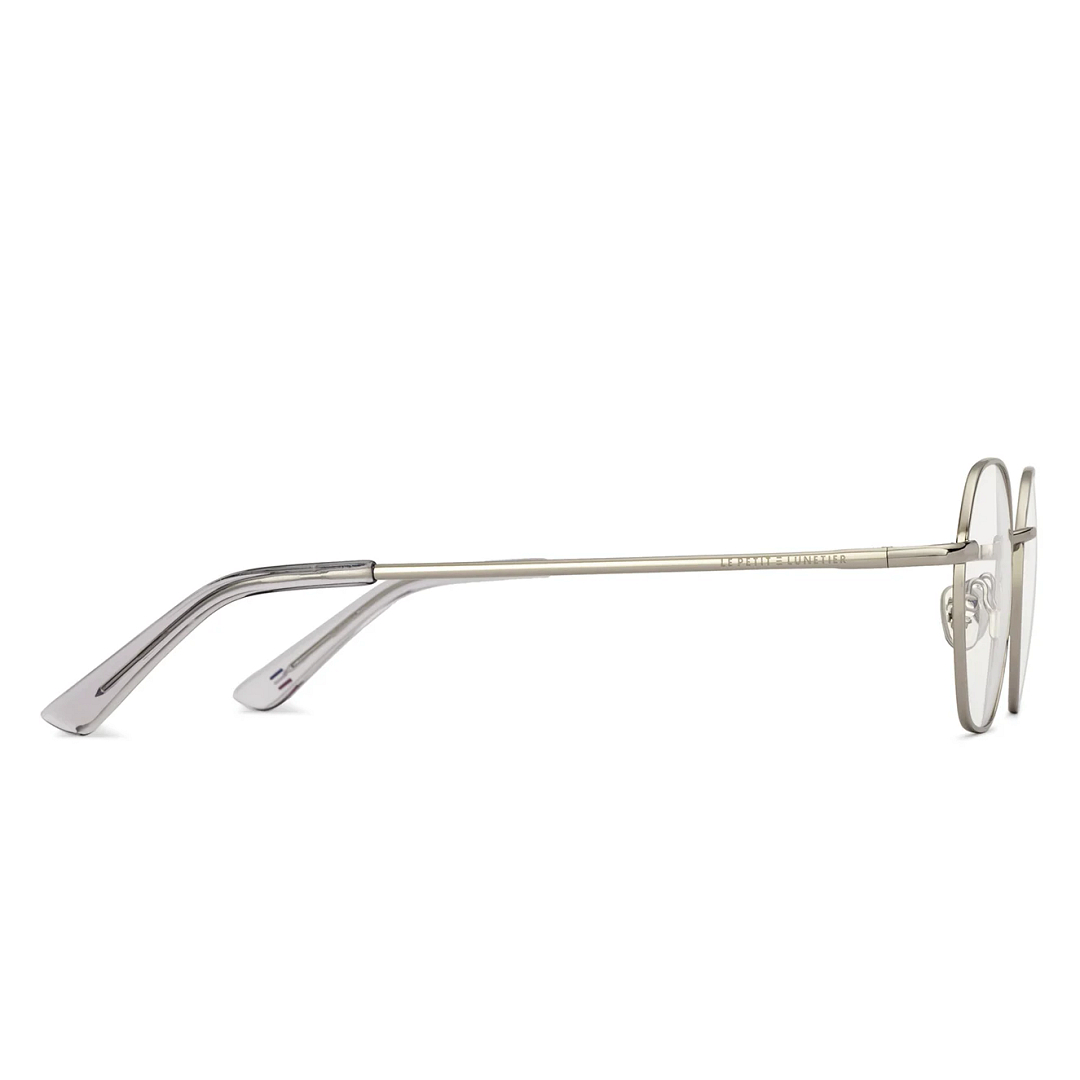 Le Petit Lunetier Silver Full Rim Round left side