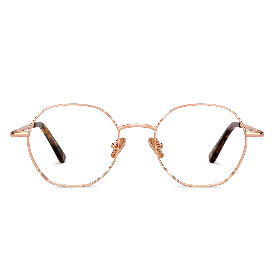Le Petit Lunetier Gold Full Rim Round right side