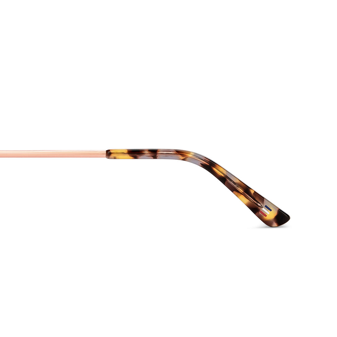Le Petit Lunetier Gold Full Rim Round right side
