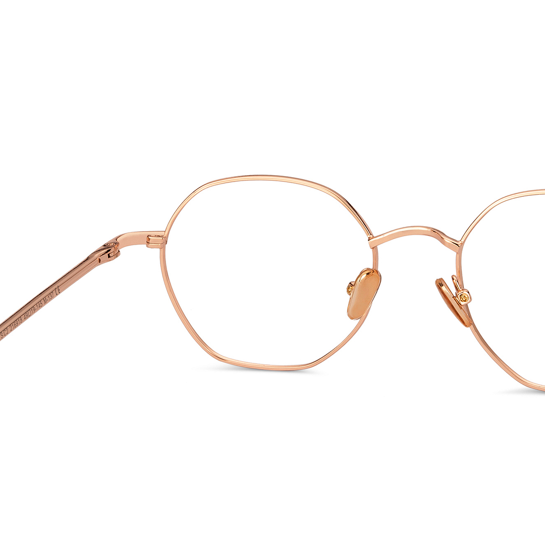 Le Petit Lunetier Gold Full Rim Round right side