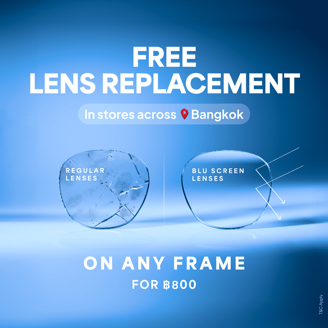 Lenskart Lens Replacement at Store - BLU Screen Lenses left side