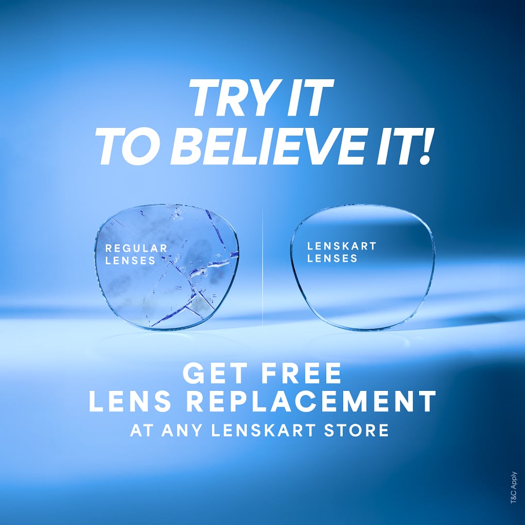 Lenskart Voucher for Free Lens Replacement (on any frame) left side