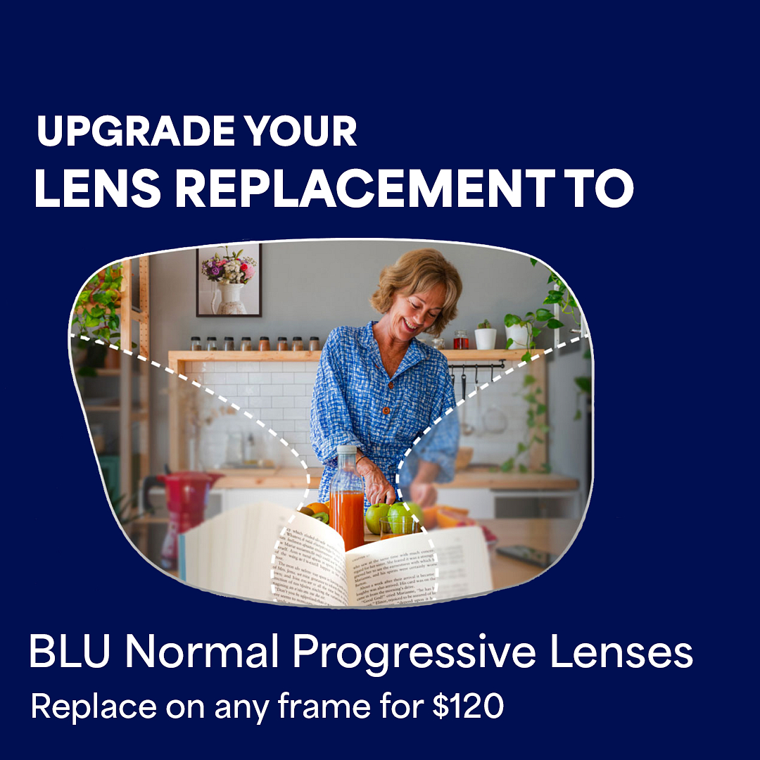 Lenskart Lens Replacement at Store - BLU Normal Progressive Lenses left side