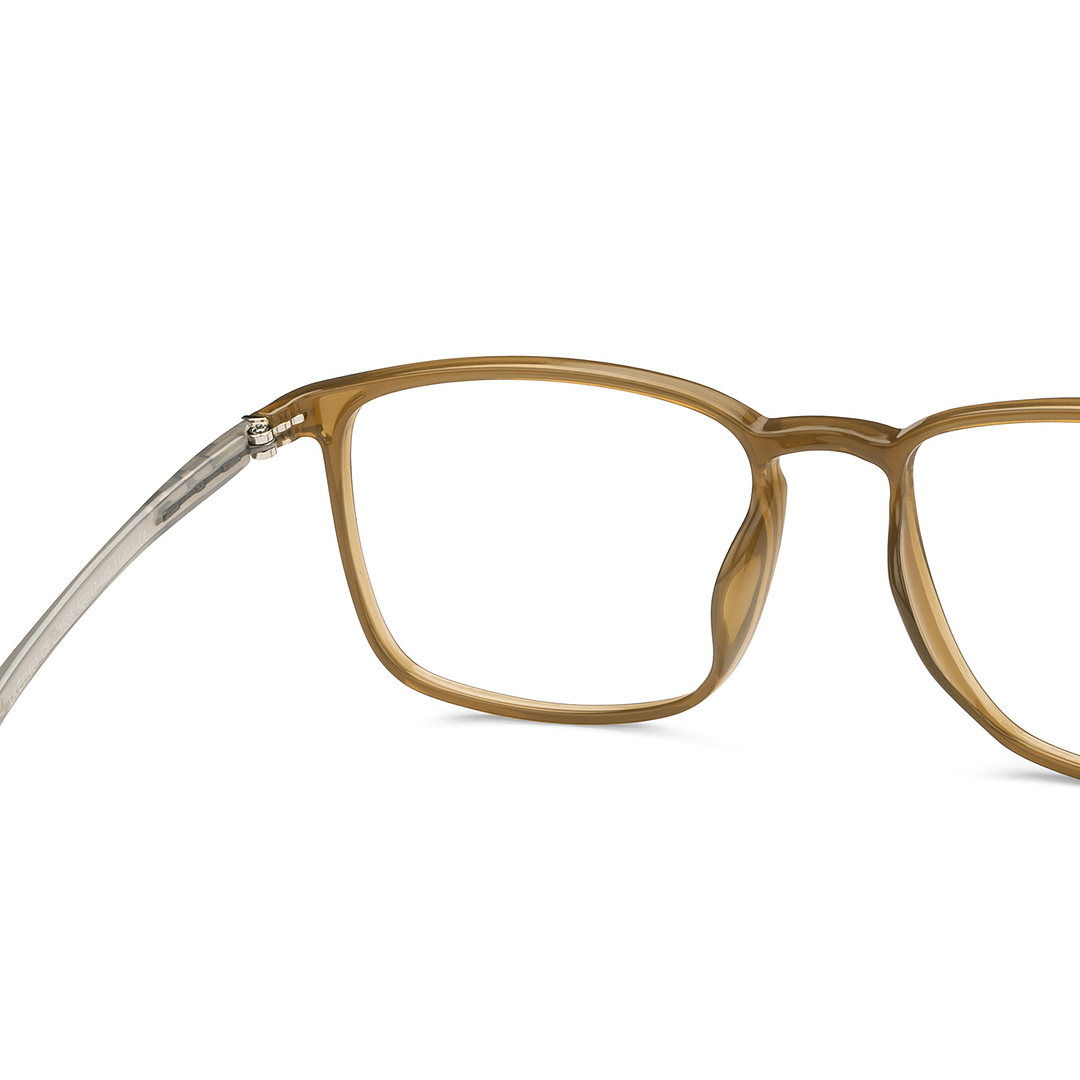 Lenskart Air Online Light Brown Full Rim Square right side