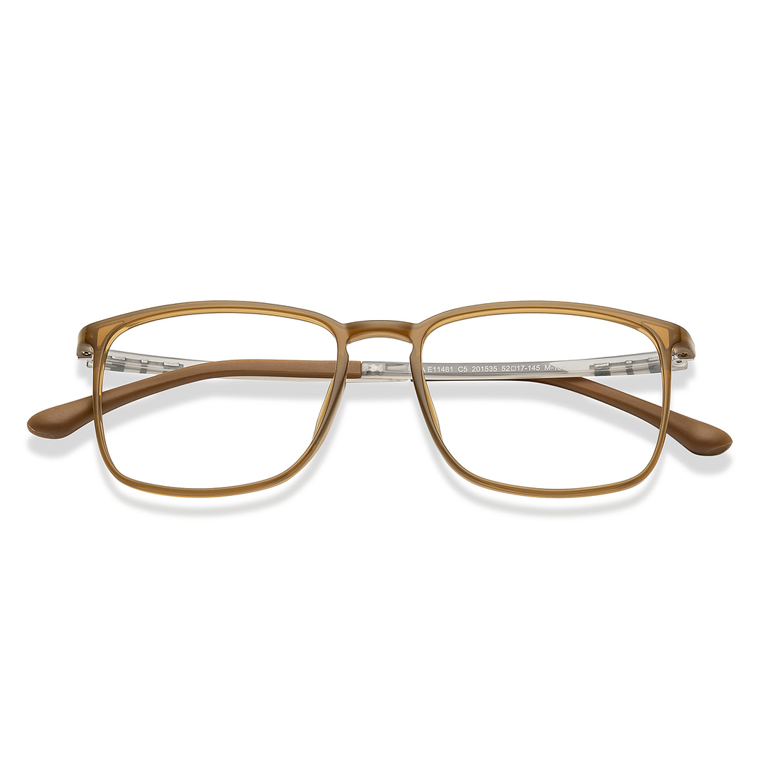Lenskart Air Online Light Brown Full Rim Square left side