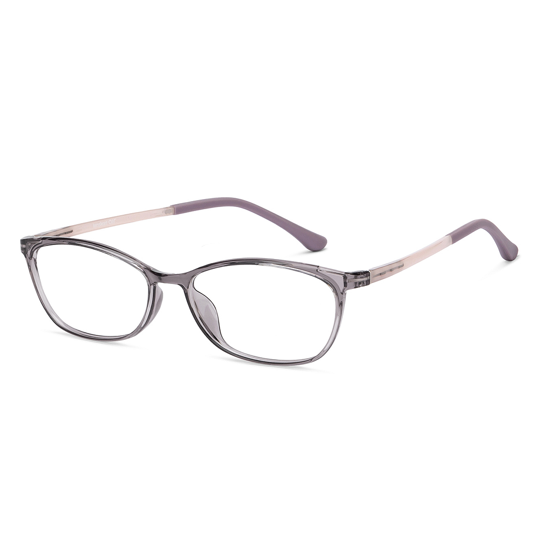 Lenskart Air Online Gray Transparent Full Rim Cat Eye right side