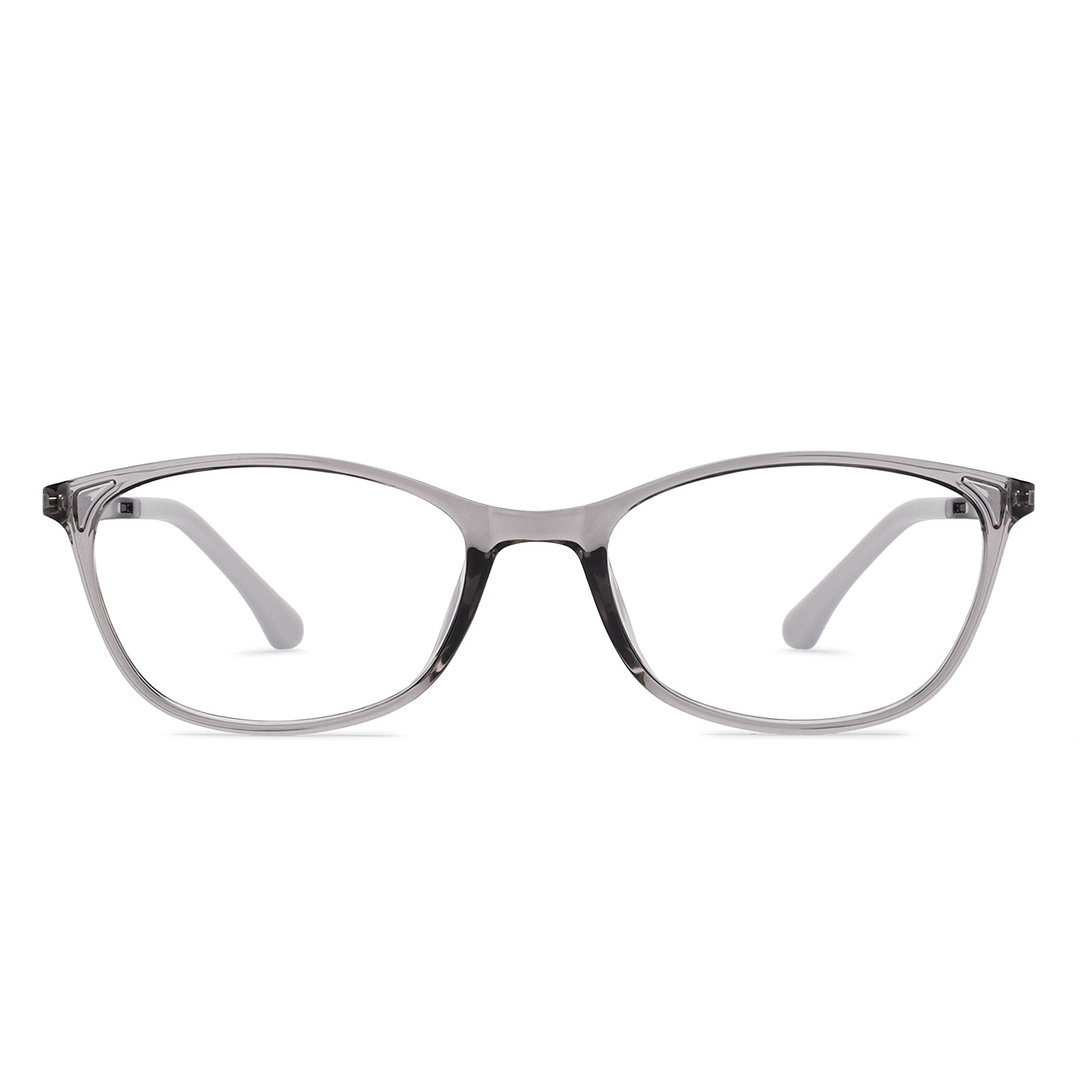Lenskart Air Gray Transparent Full Rim Cat Eye right side