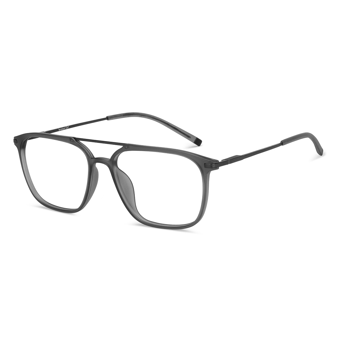 Lenskart Air Mid Gunmetal Full Rim Square right side
