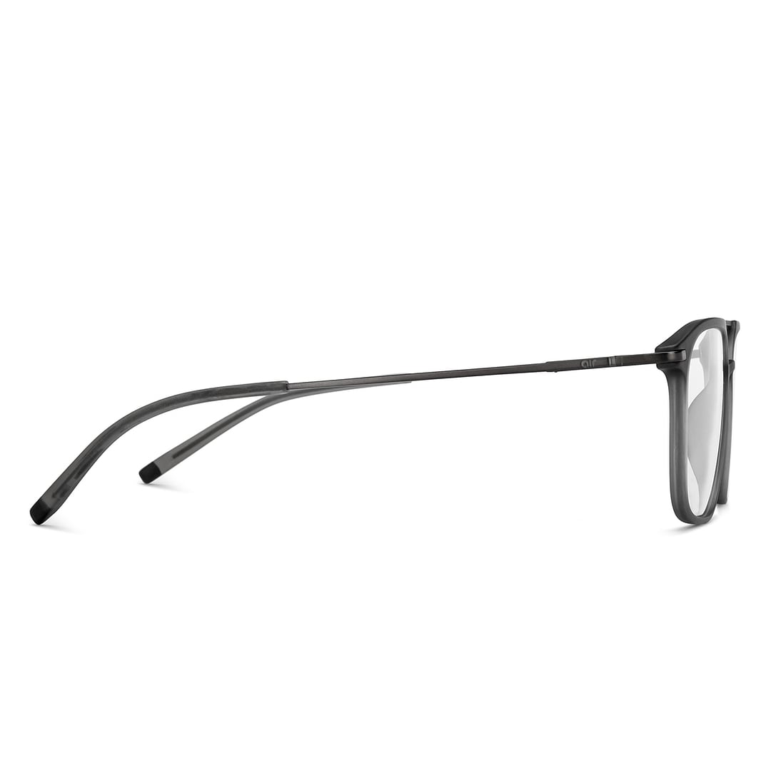 Lenskart Air Mid Gunmetal Full Rim Square left side