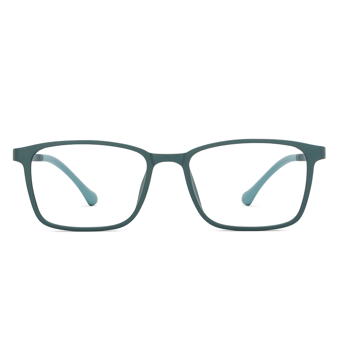 Lenskart Air Sky Blue Full Rim Rectangle left side