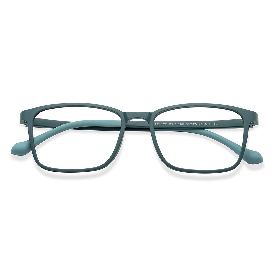 Lenskart Air Sky Blue Full Rim Rectangle left side
