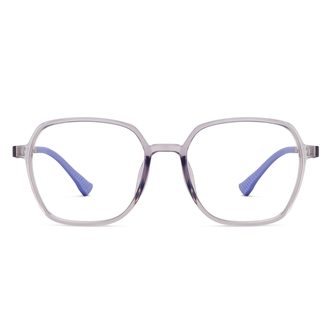 Lenskart Air Online Gray Transparent Full Rim Geometric right side