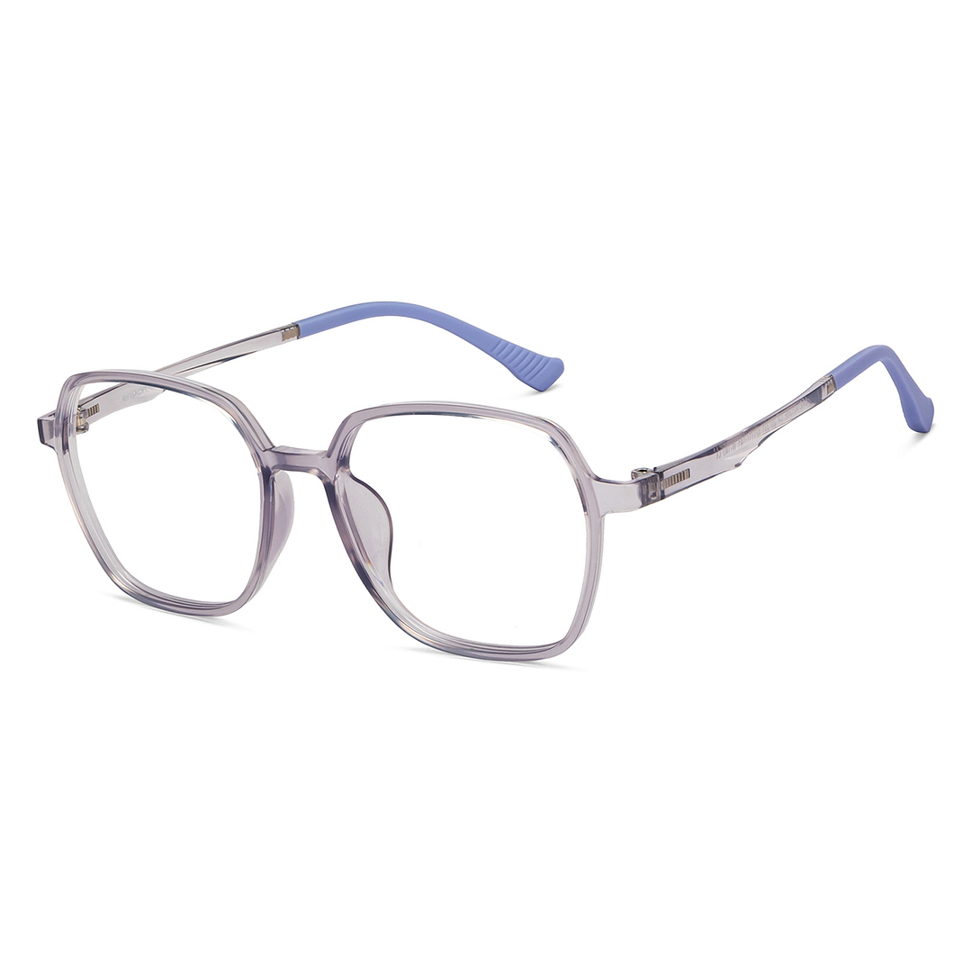 Lenskart Air Online Gray Transparent Full Rim Geometric left side
