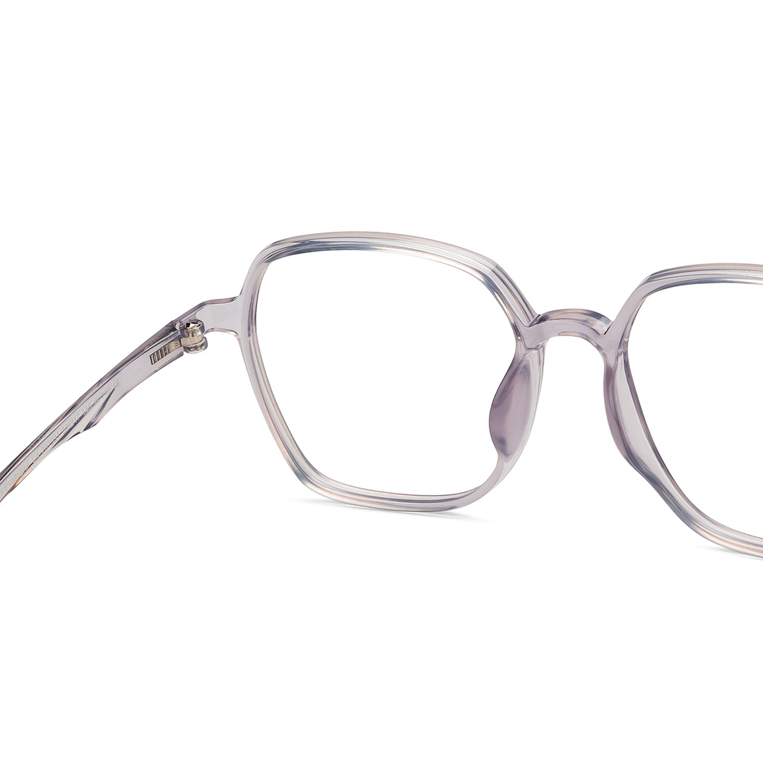 Lenskart Air Online Gray Transparent Full Rim Geometric right side