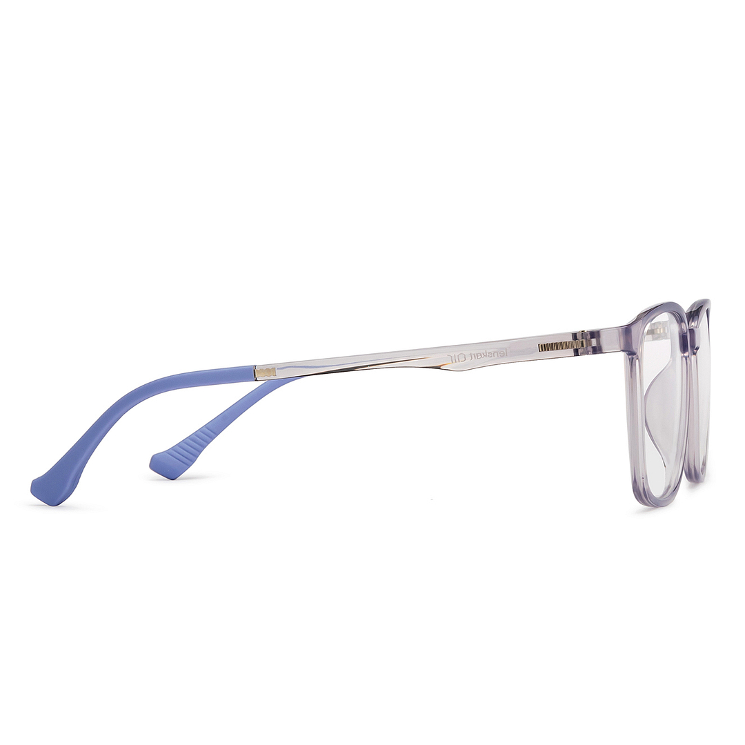 Lenskart Air Online Blue Transparent Full Rim Square left side