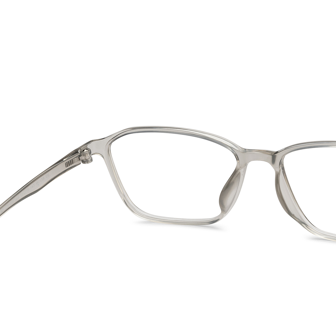 Lenskart Air Online Gray Transparent Full Rim Rectangle right side