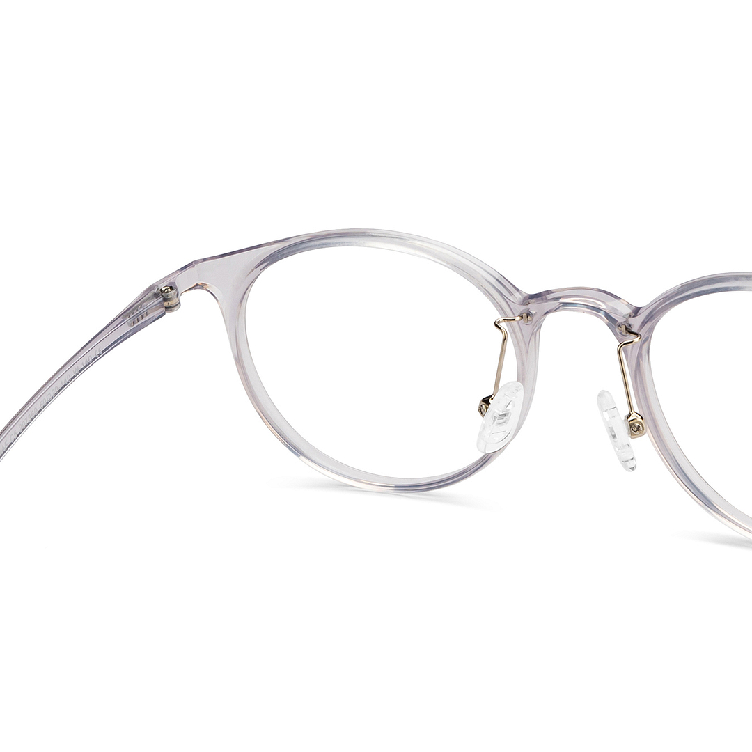 Lenskart Air Online Crystal Transparent Full Rim Round right side