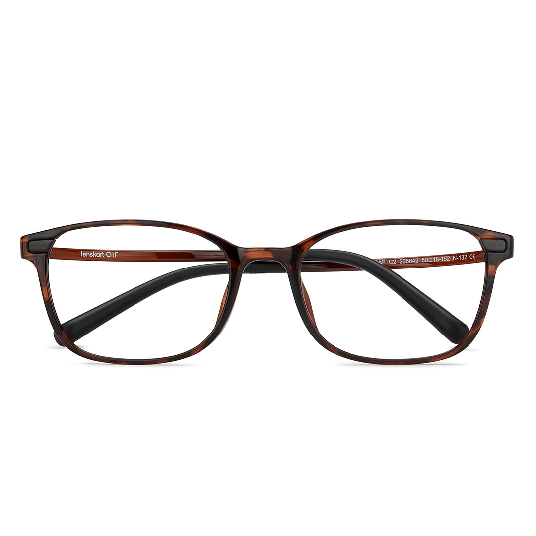 Lenskart Air Online Tortoise Full Rim Rectangle right side