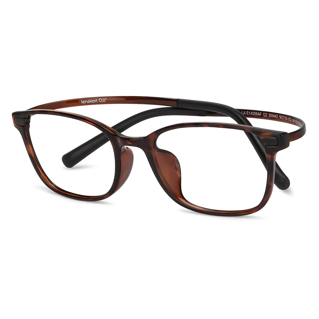 Lenskart Air Online Tortoise Full Rim Rectangle left side
