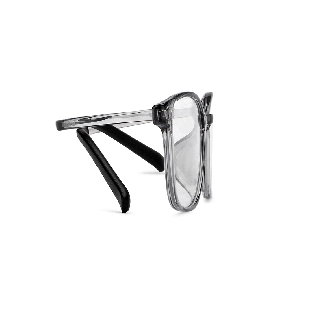 Lenskart Air Online Gray Transparent Full Rim Rectangle left side