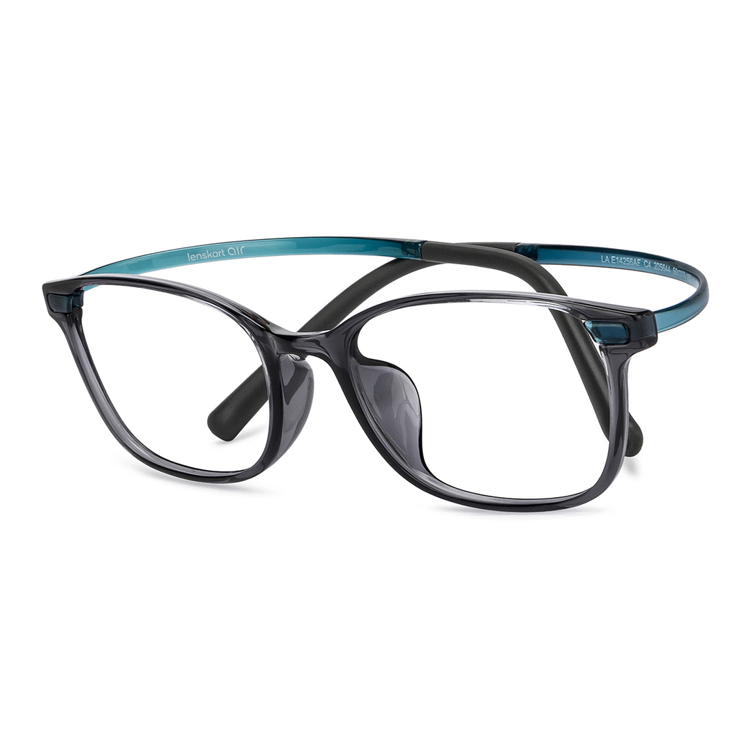 Lenskart Air Online Gray Transparent Full Rim Rectangle left side