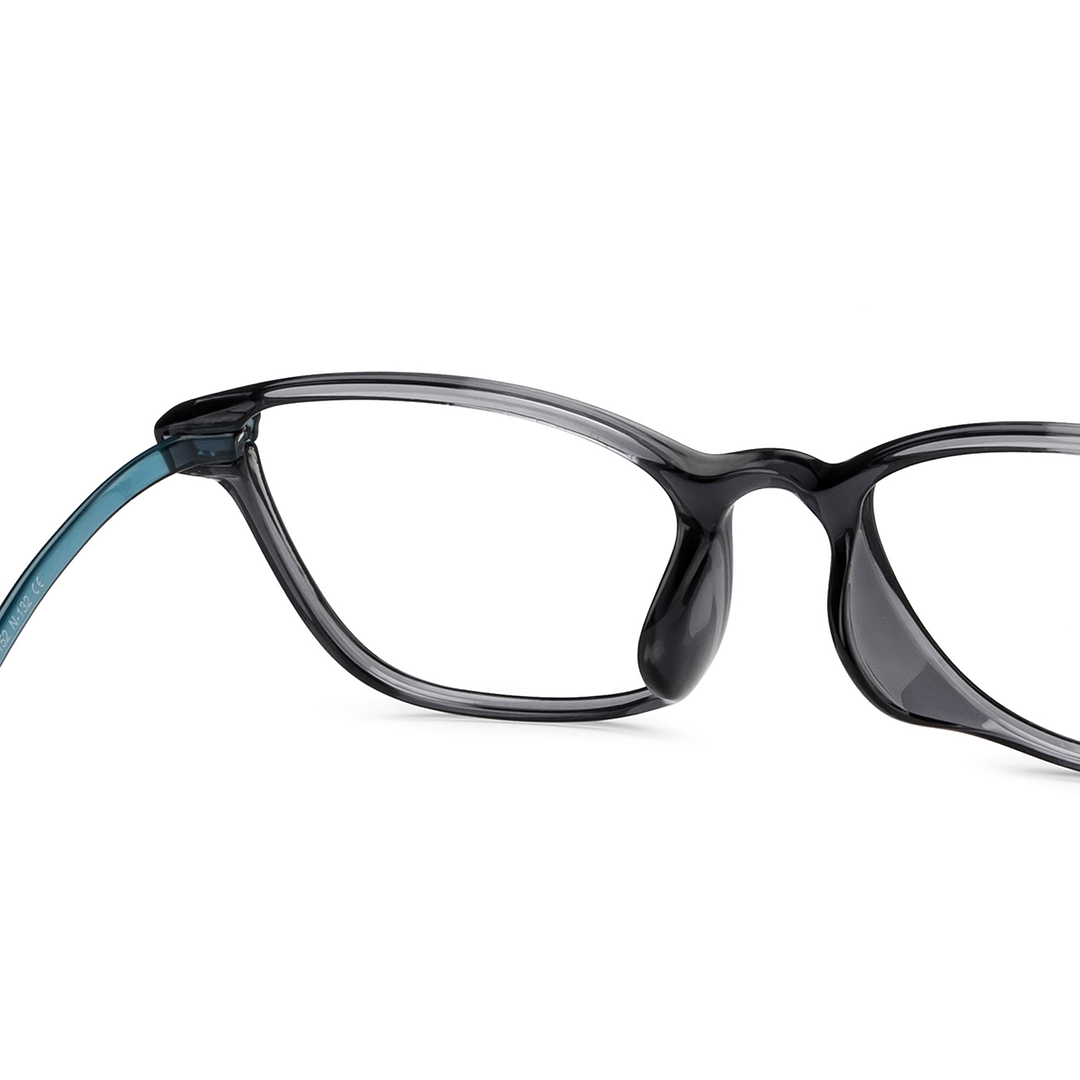Lenskart Air Online Gray Transparent Full Rim Rectangle right side