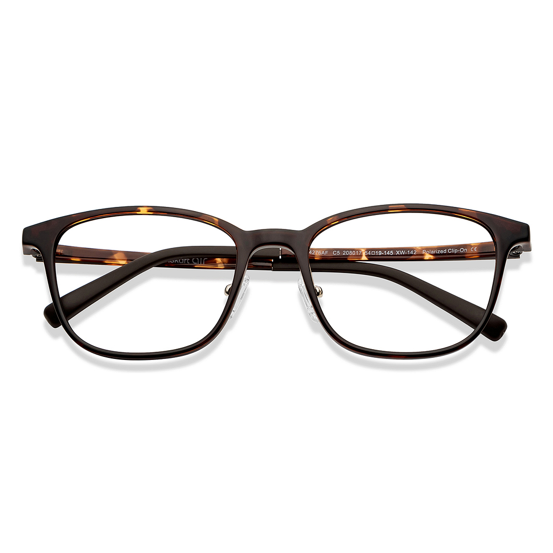 Lenskart Air Tortoise Full Rim Square left side