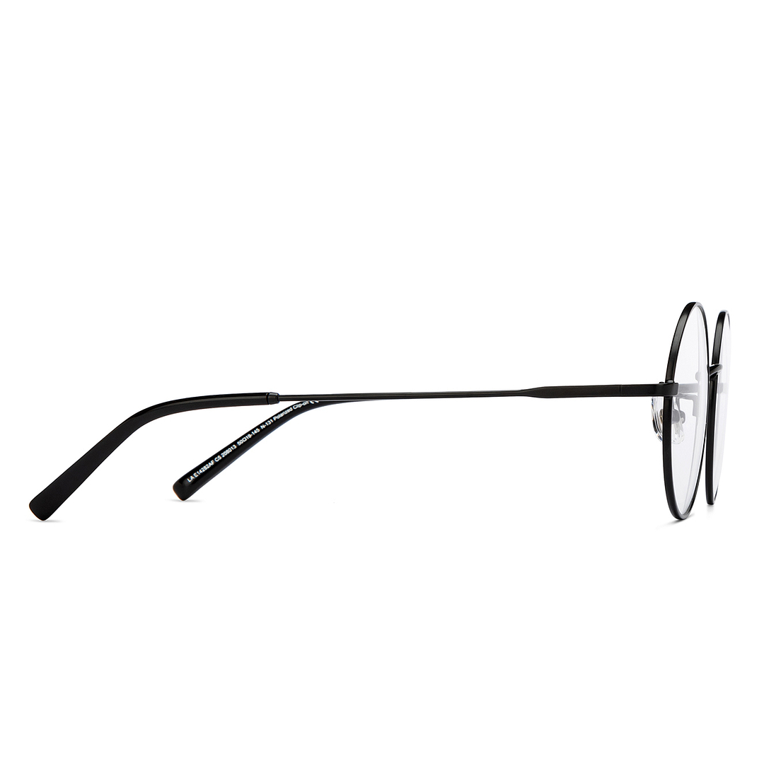 Lenskart Air Black Full Rim Round left side