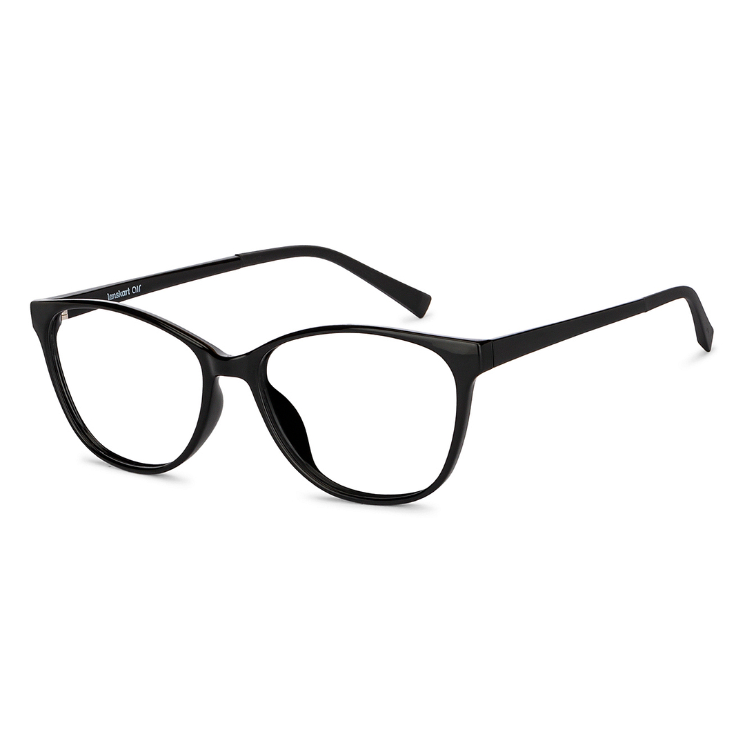 Lenskart Air Online Black Full Rim Cat Eye right side