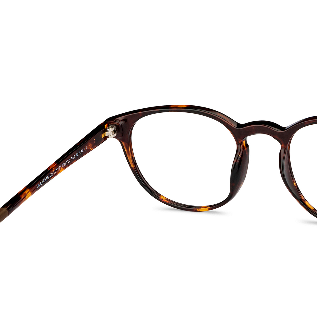 Lenskart Air Online Tortoise Full Rim Round right side