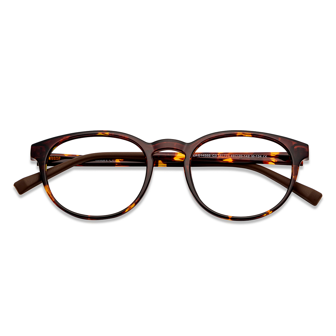 Lenskart Air Online Tortoise Full Rim Round left side