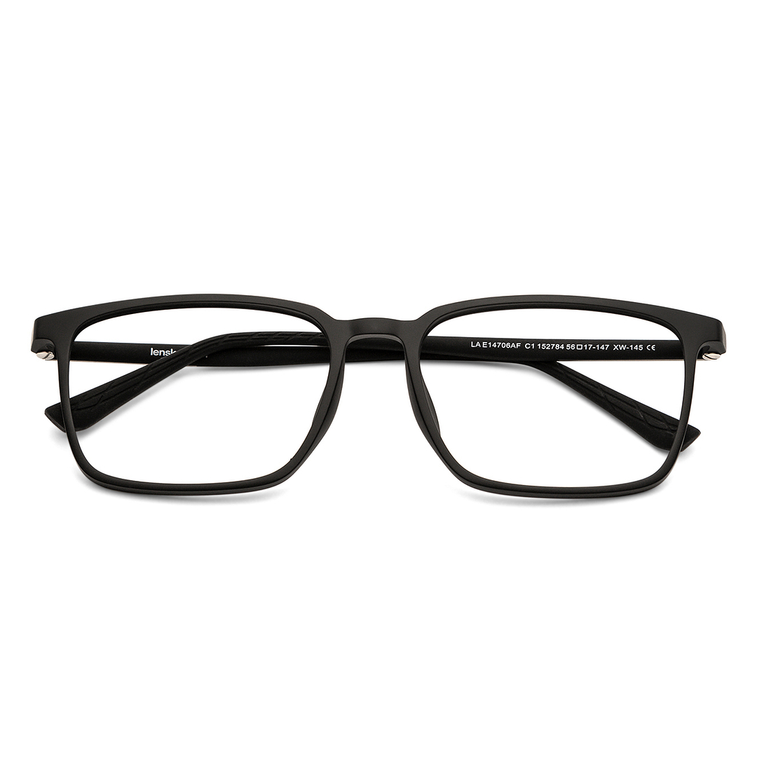 Lenskart Air Online Black Full Rim Square left side