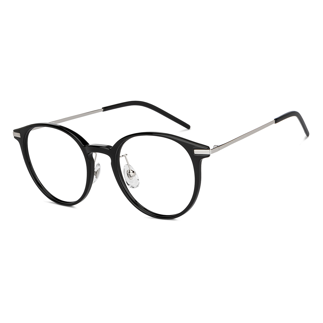 Lenskart Air Online Black Full Rim Round left side