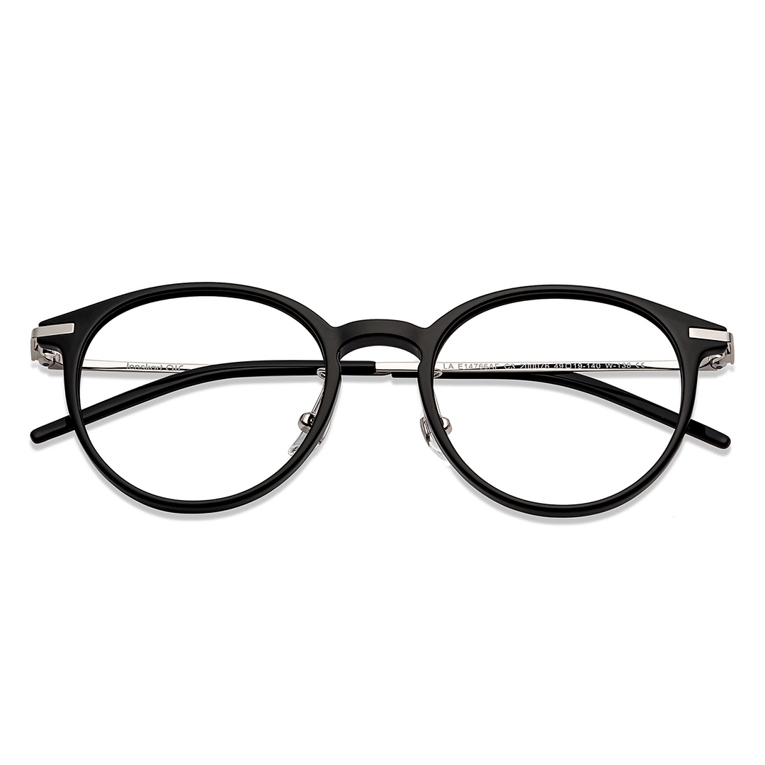 Lenskart Air Online Black Full Rim Round left side