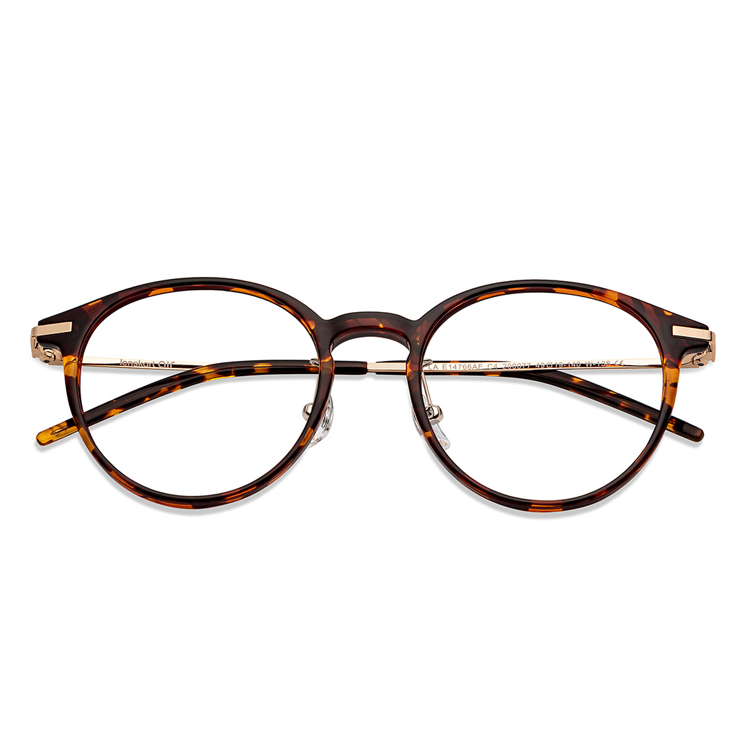 Lenskart Air Online Tortoise Full Rim Round left side