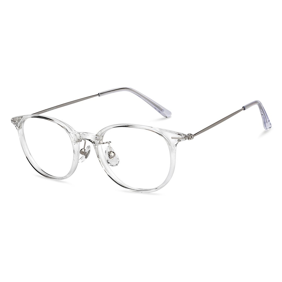 Lenskart Air Online Crystal Transparent Full Rim Round right side