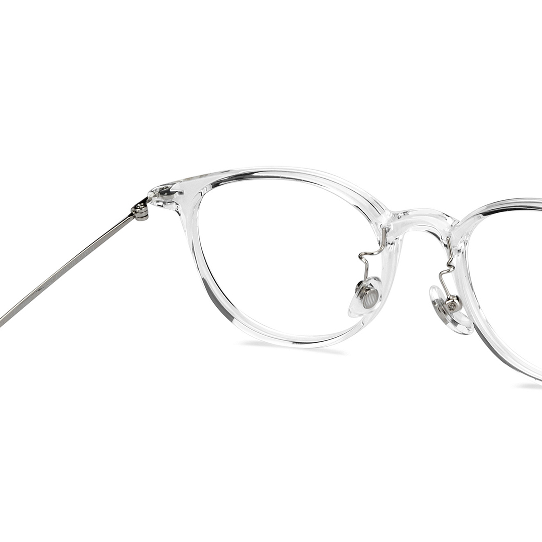 Lenskart Air Online Crystal Transparent Full Rim Round right side