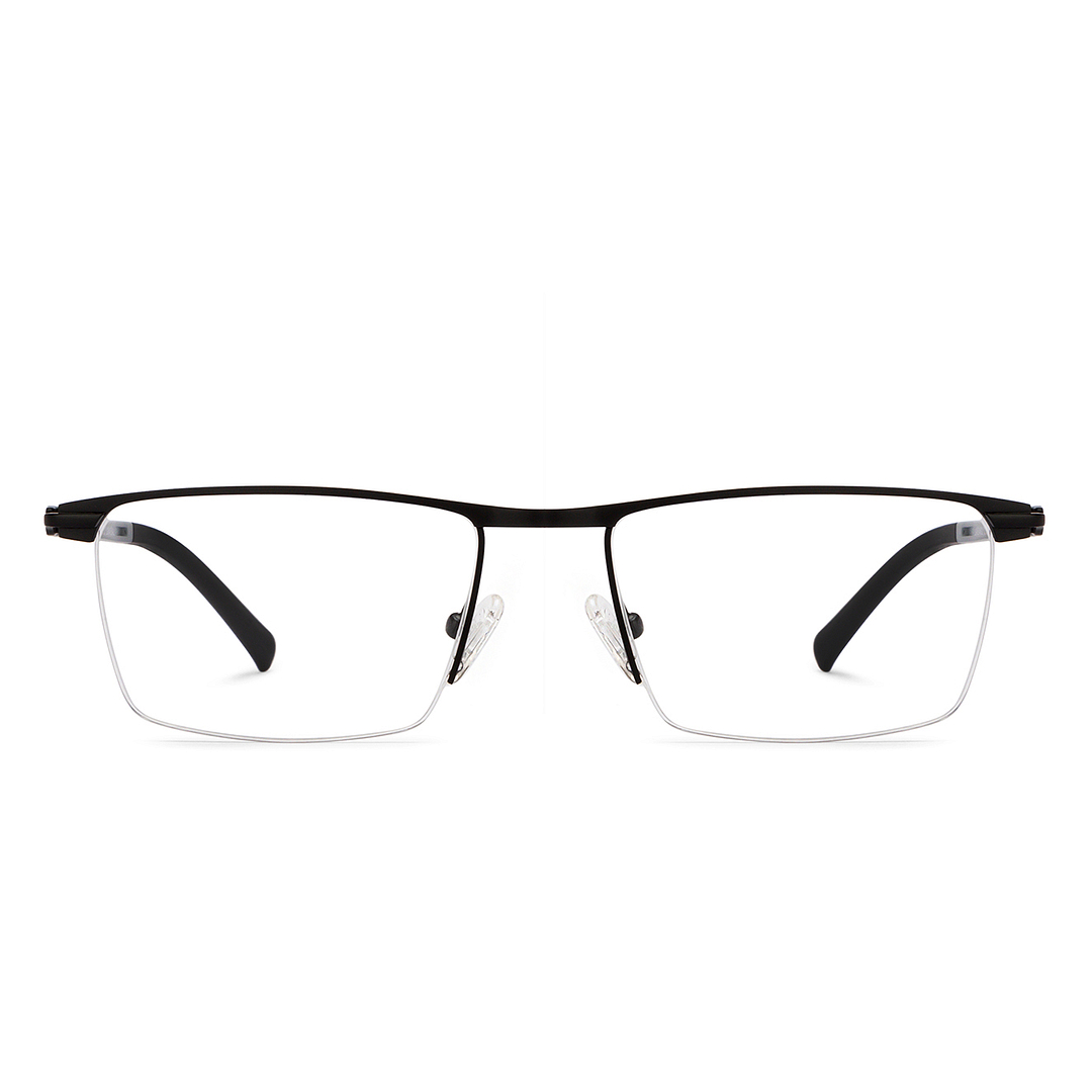 Lenskart Air Black Half Rim Rectangle right side