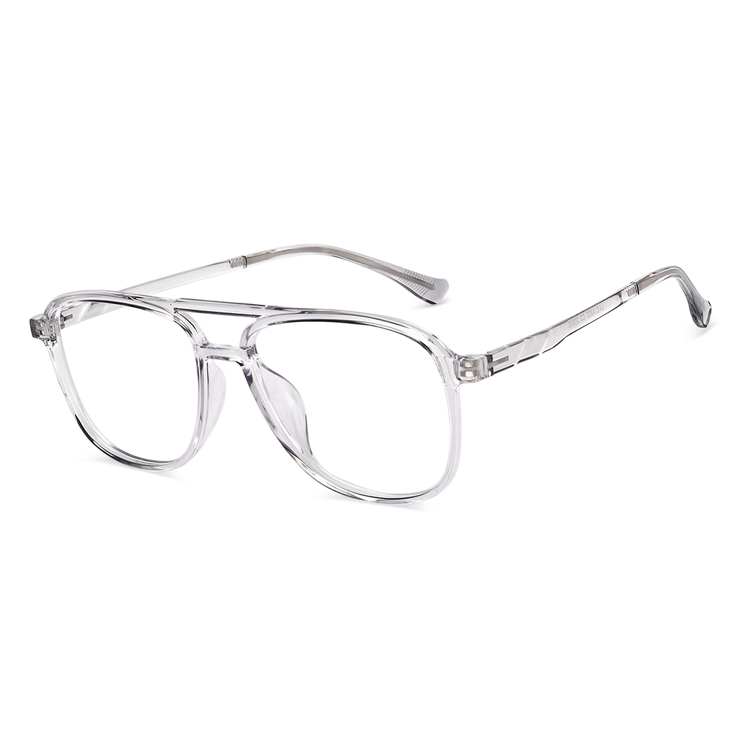 Lenskart Air Crystal Transparent Full Rim Square right side