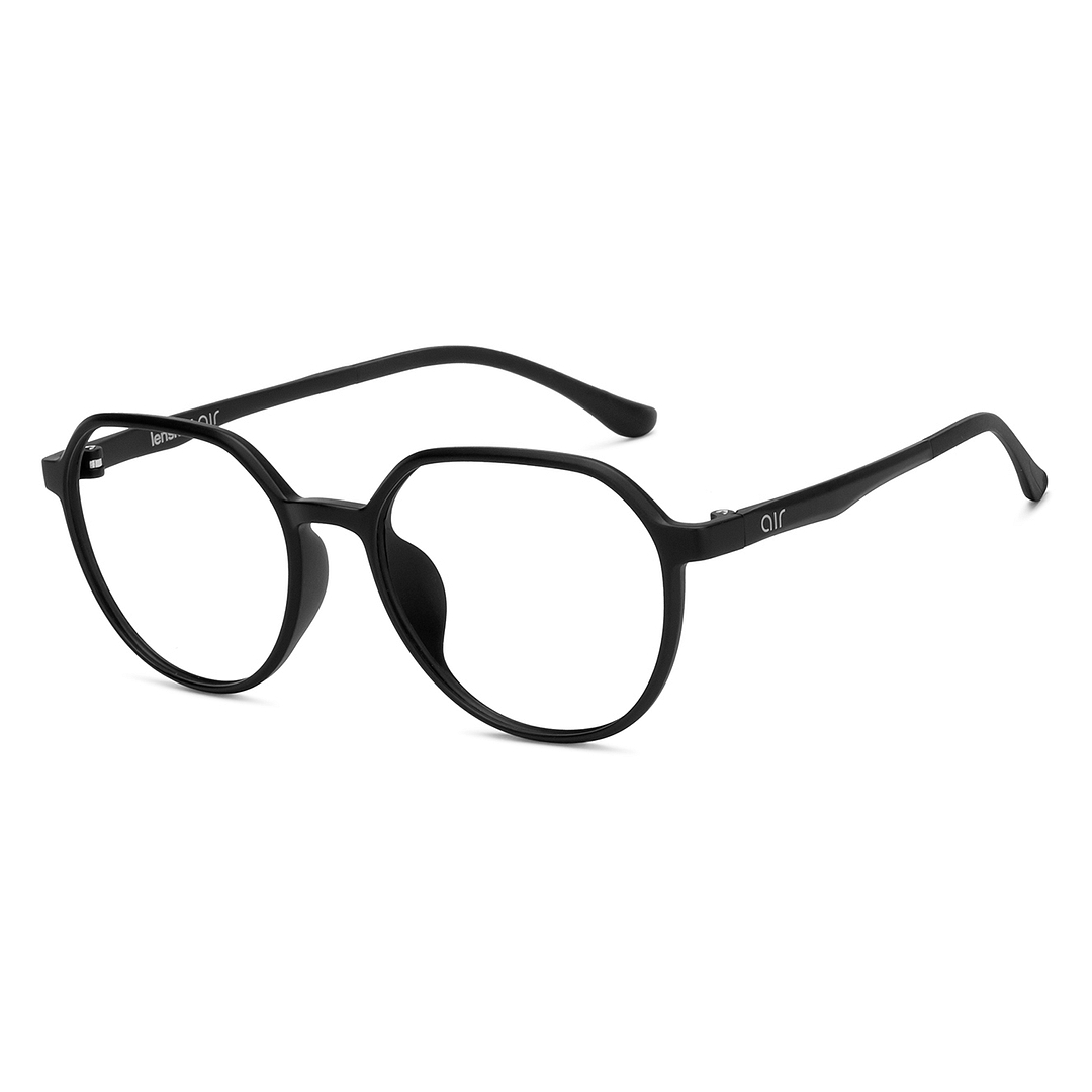 Lenskart Air Online Black Full Rim Round right side
